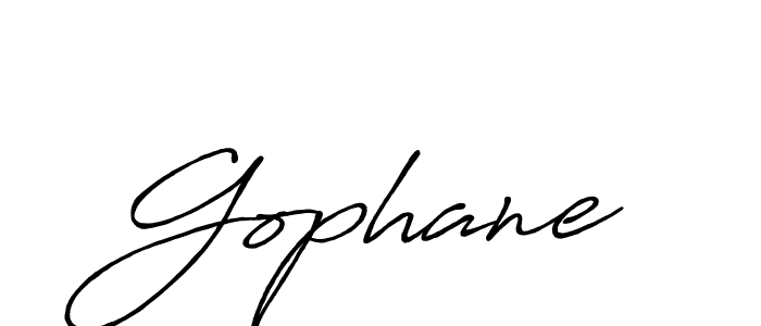 How to make Gophane name signature. Use Antro_Vectra_Bolder style for creating short signs online. This is the latest handwritten sign. Gophane signature style 7 images and pictures png