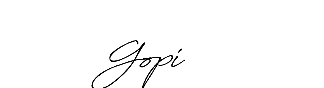 It looks lik you need a new signature style for name Gopi ❤️. Design unique handwritten (Antro_Vectra_Bolder) signature with our free signature maker in just a few clicks. Gopi ❤️ signature style 7 images and pictures png