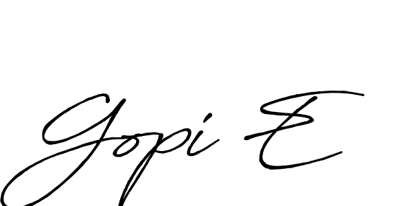 Make a beautiful signature design for name Gopi E. Use this online signature maker to create a handwritten signature for free. Gopi E signature style 7 images and pictures png