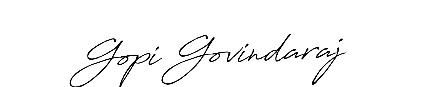 Make a beautiful signature design for name Gopi Govindaraj. Use this online signature maker to create a handwritten signature for free. Gopi Govindaraj signature style 7 images and pictures png