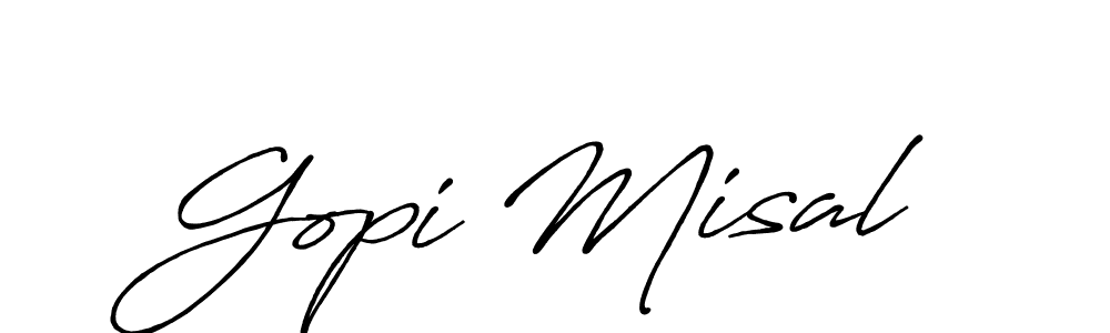 How to Draw Gopi Misal signature style? Antro_Vectra_Bolder is a latest design signature styles for name Gopi Misal. Gopi Misal signature style 7 images and pictures png