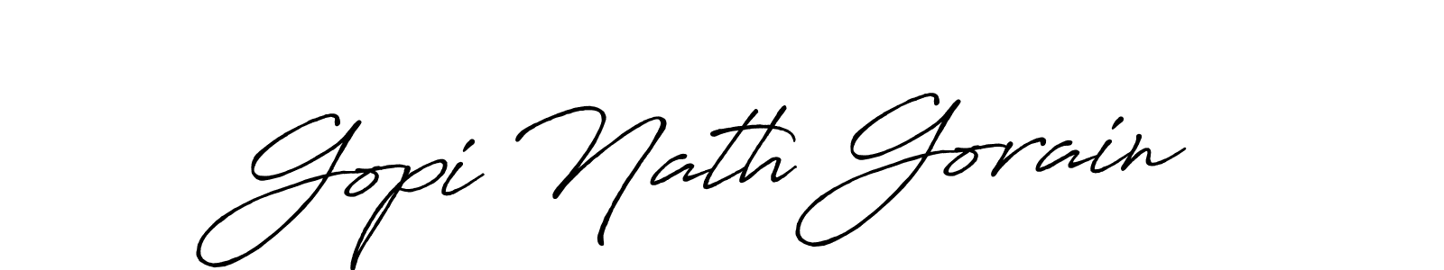 How to make Gopi Nath Gorain name signature. Use Antro_Vectra_Bolder style for creating short signs online. This is the latest handwritten sign. Gopi Nath Gorain signature style 7 images and pictures png