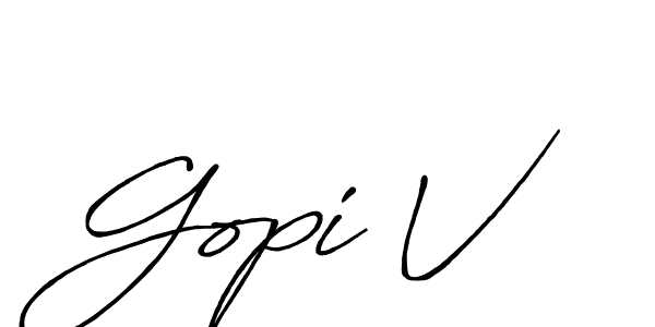 Make a beautiful signature design for name Gopi V. Use this online signature maker to create a handwritten signature for free. Gopi V signature style 7 images and pictures png