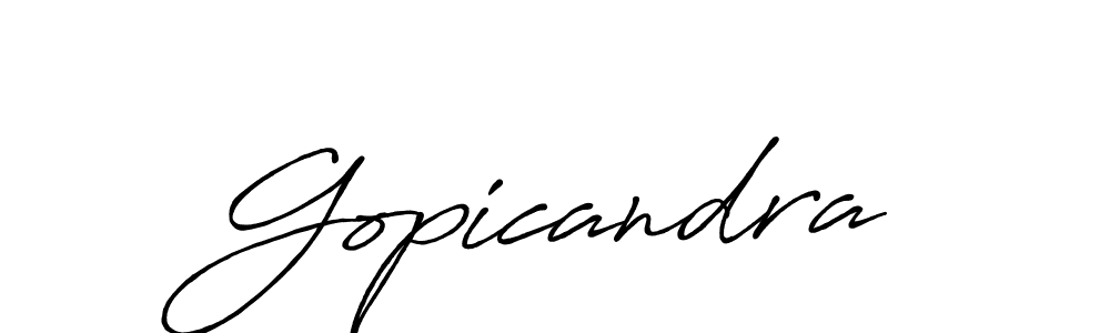 How to make Gopicandra signature? Antro_Vectra_Bolder is a professional autograph style. Create handwritten signature for Gopicandra name. Gopicandra signature style 7 images and pictures png