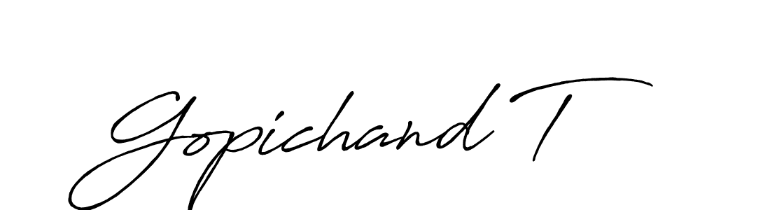 Also You can easily find your signature by using the search form. We will create Gopichand T name handwritten signature images for you free of cost using Antro_Vectra_Bolder sign style. Gopichand T signature style 7 images and pictures png