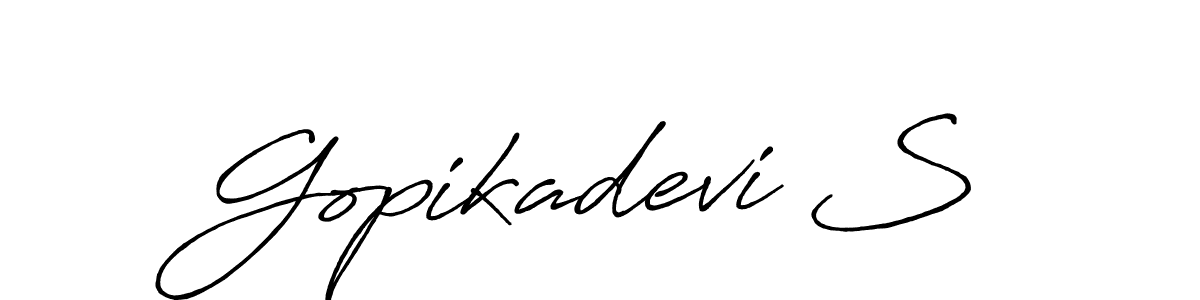 How to make Gopikadevi S signature? Antro_Vectra_Bolder is a professional autograph style. Create handwritten signature for Gopikadevi S name. Gopikadevi S signature style 7 images and pictures png