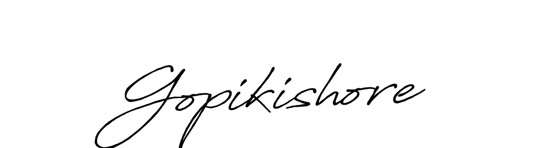 How to Draw Gopikishore signature style? Antro_Vectra_Bolder is a latest design signature styles for name Gopikishore. Gopikishore signature style 7 images and pictures png