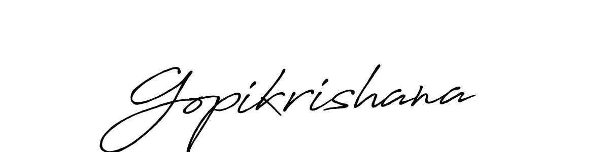 Similarly Antro_Vectra_Bolder is the best handwritten signature design. Signature creator online .You can use it as an online autograph creator for name Gopikrishana. Gopikrishana signature style 7 images and pictures png