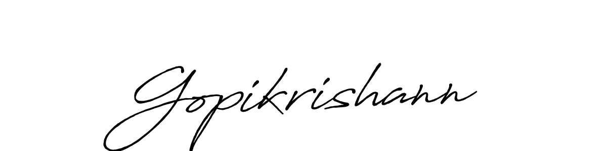 Also You can easily find your signature by using the search form. We will create Gopikrishann name handwritten signature images for you free of cost using Antro_Vectra_Bolder sign style. Gopikrishann signature style 7 images and pictures png