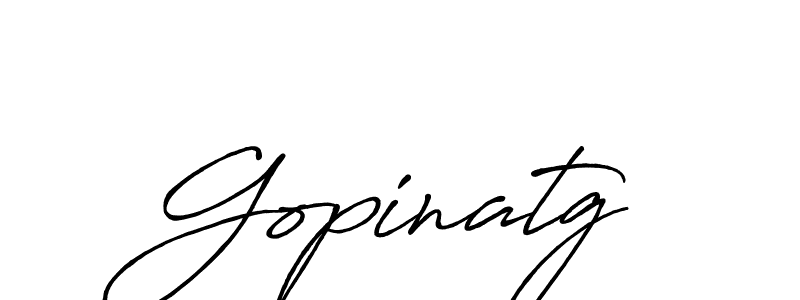 It looks lik you need a new signature style for name Gopinatg. Design unique handwritten (Antro_Vectra_Bolder) signature with our free signature maker in just a few clicks. Gopinatg signature style 7 images and pictures png