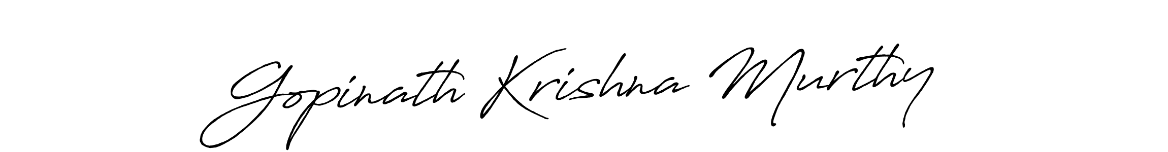 Design your own signature with our free online signature maker. With this signature software, you can create a handwritten (Antro_Vectra_Bolder) signature for name Gopinath Krishna Murthy. Gopinath Krishna Murthy signature style 7 images and pictures png