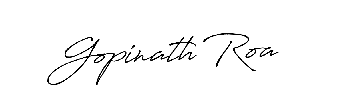 Similarly Antro_Vectra_Bolder is the best handwritten signature design. Signature creator online .You can use it as an online autograph creator for name Gopinath Roa. Gopinath Roa signature style 7 images and pictures png