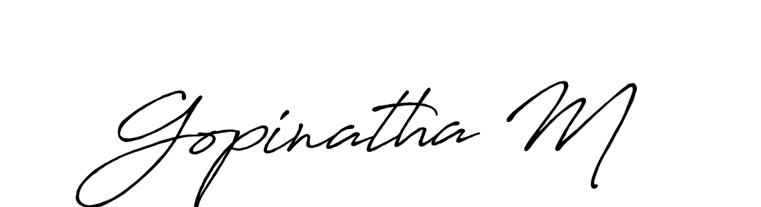 This is the best signature style for the Gopinatha M name. Also you like these signature font (Antro_Vectra_Bolder). Mix name signature. Gopinatha M signature style 7 images and pictures png