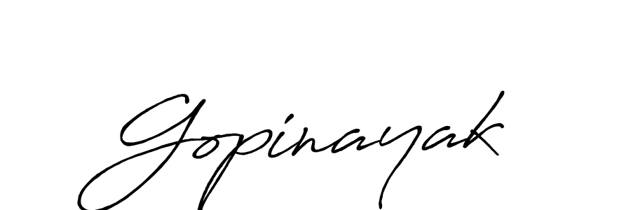 Create a beautiful signature design for name Gopinayak. With this signature (Antro_Vectra_Bolder) fonts, you can make a handwritten signature for free. Gopinayak signature style 7 images and pictures png