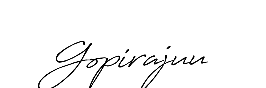 Make a beautiful signature design for name Gopirajuu. Use this online signature maker to create a handwritten signature for free. Gopirajuu signature style 7 images and pictures png