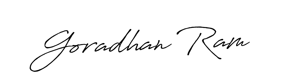 Once you've used our free online signature maker to create your best signature Antro_Vectra_Bolder style, it's time to enjoy all of the benefits that Goradhan Ram name signing documents. Goradhan Ram signature style 7 images and pictures png