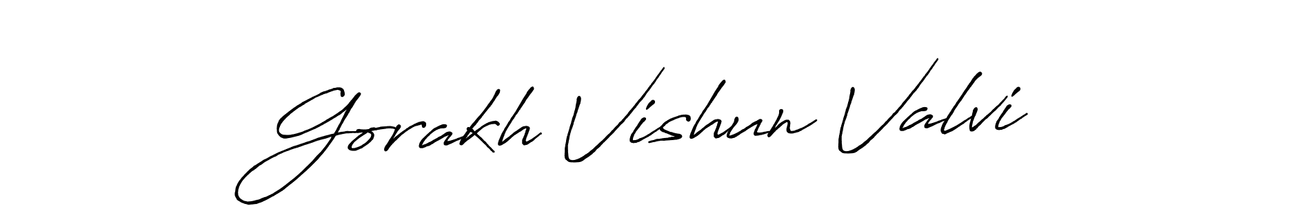 Best and Professional Signature Style for Gorakh Vishun Valvi. Antro_Vectra_Bolder Best Signature Style Collection. Gorakh Vishun Valvi signature style 7 images and pictures png