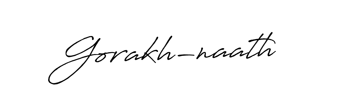 Gorakh-naath stylish signature style. Best Handwritten Sign (Antro_Vectra_Bolder) for my name. Handwritten Signature Collection Ideas for my name Gorakh-naath. Gorakh-naath signature style 7 images and pictures png