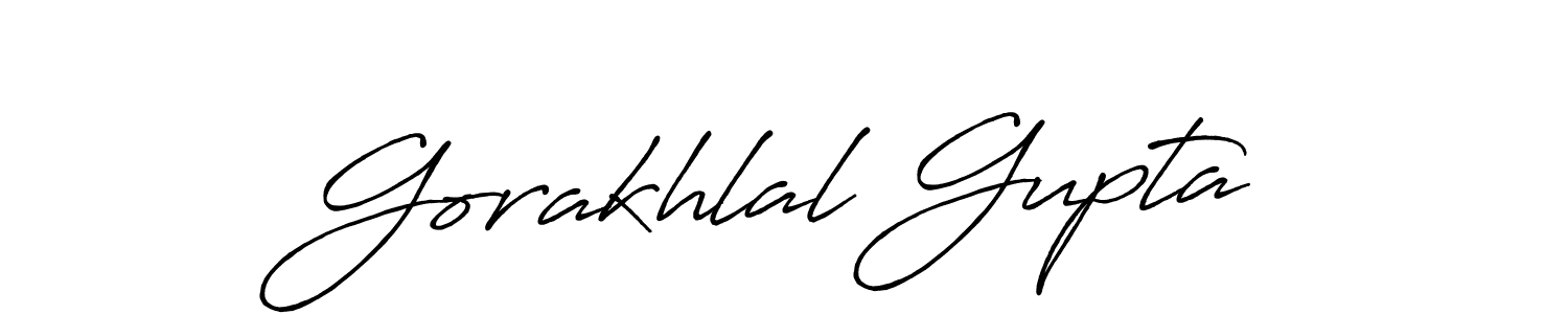 It looks lik you need a new signature style for name Gorakhlal Gupta. Design unique handwritten (Antro_Vectra_Bolder) signature with our free signature maker in just a few clicks. Gorakhlal Gupta signature style 7 images and pictures png
