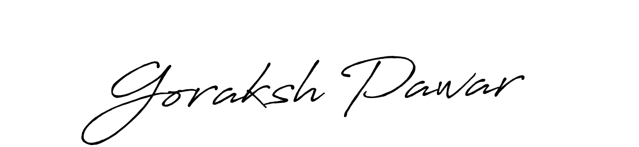 Here are the top 10 professional signature styles for the name Goraksh Pawar. These are the best autograph styles you can use for your name. Goraksh Pawar signature style 7 images and pictures png