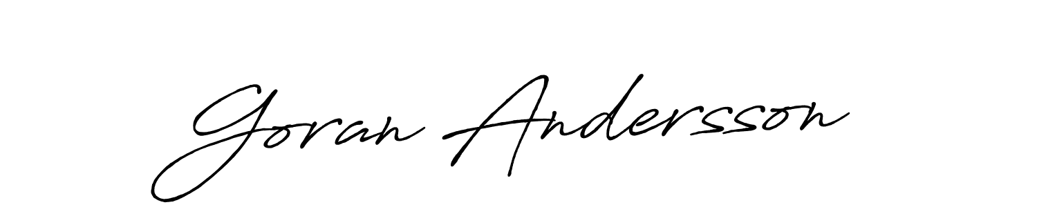 It looks lik you need a new signature style for name Goran Andersson. Design unique handwritten (Antro_Vectra_Bolder) signature with our free signature maker in just a few clicks. Goran Andersson signature style 7 images and pictures png