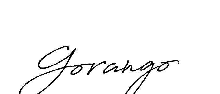 Antro_Vectra_Bolder is a professional signature style that is perfect for those who want to add a touch of class to their signature. It is also a great choice for those who want to make their signature more unique. Get Gorango name to fancy signature for free. Gorango signature style 7 images and pictures png