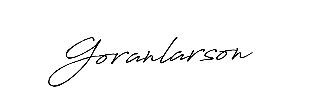 Make a beautiful signature design for name Goranlarson. Use this online signature maker to create a handwritten signature for free. Goranlarson signature style 7 images and pictures png