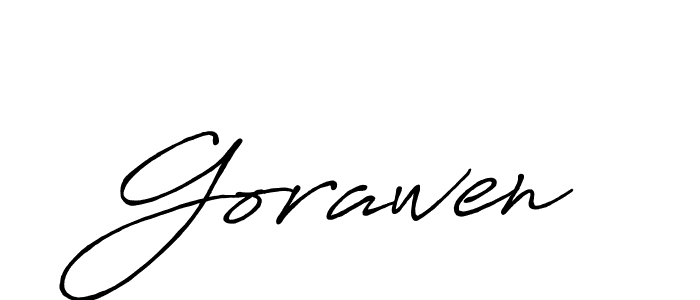 You should practise on your own different ways (Antro_Vectra_Bolder) to write your name (Gorawen) in signature. don't let someone else do it for you. Gorawen signature style 7 images and pictures png