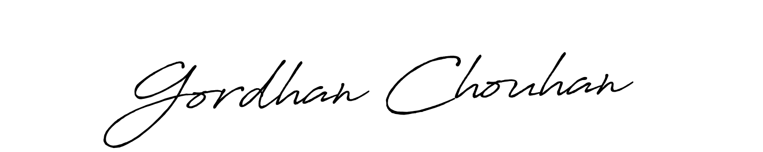 Make a short Gordhan Chouhan signature style. Manage your documents anywhere anytime using Antro_Vectra_Bolder. Create and add eSignatures, submit forms, share and send files easily. Gordhan Chouhan signature style 7 images and pictures png