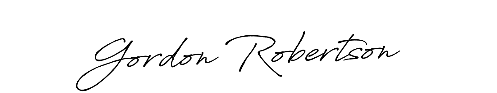 Similarly Antro_Vectra_Bolder is the best handwritten signature design. Signature creator online .You can use it as an online autograph creator for name Gordon Robertson. Gordon Robertson signature style 7 images and pictures png