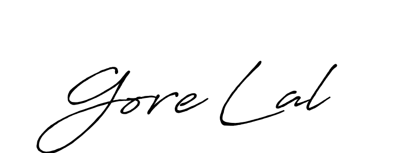 Once you've used our free online signature maker to create your best signature Antro_Vectra_Bolder style, it's time to enjoy all of the benefits that Gore Lal name signing documents. Gore Lal signature style 7 images and pictures png