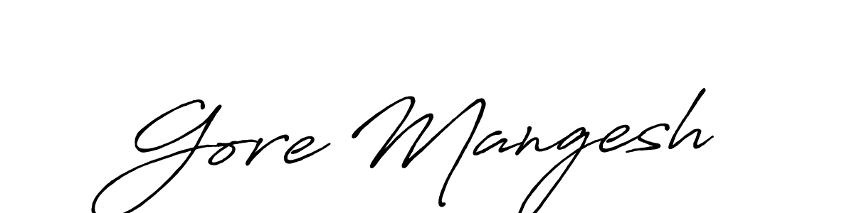 How to Draw Gore Mangesh signature style? Antro_Vectra_Bolder is a latest design signature styles for name Gore Mangesh. Gore Mangesh signature style 7 images and pictures png