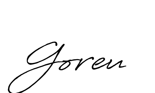 Also You can easily find your signature by using the search form. We will create Goreu name handwritten signature images for you free of cost using Antro_Vectra_Bolder sign style. Goreu signature style 7 images and pictures png