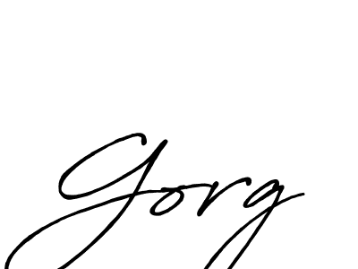 How to make Gorg signature? Antro_Vectra_Bolder is a professional autograph style. Create handwritten signature for Gorg name. Gorg signature style 7 images and pictures png