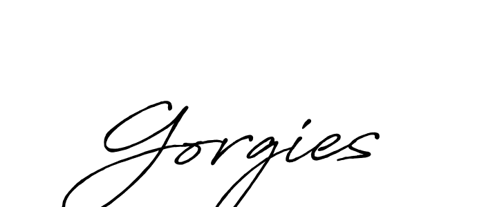 Similarly Antro_Vectra_Bolder is the best handwritten signature design. Signature creator online .You can use it as an online autograph creator for name Gorgies. Gorgies signature style 7 images and pictures png