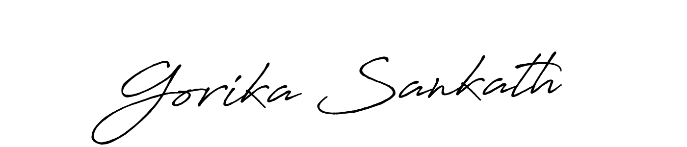 See photos of Gorika Sankath official signature by Spectra . Check more albums & portfolios. Read reviews & check more about Antro_Vectra_Bolder font. Gorika Sankath signature style 7 images and pictures png