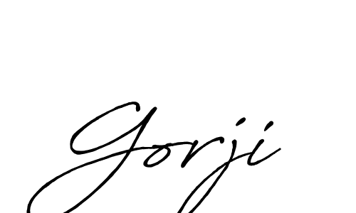 Make a short Gorji signature style. Manage your documents anywhere anytime using Antro_Vectra_Bolder. Create and add eSignatures, submit forms, share and send files easily. Gorji signature style 7 images and pictures png