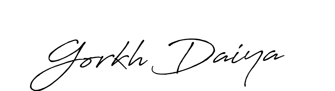 Make a short Gorkh Daiya signature style. Manage your documents anywhere anytime using Antro_Vectra_Bolder. Create and add eSignatures, submit forms, share and send files easily. Gorkh Daiya signature style 7 images and pictures png