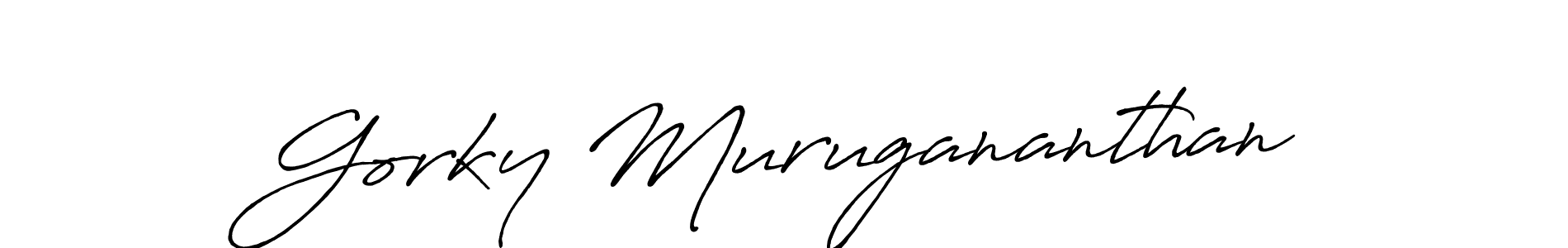 Once you've used our free online signature maker to create your best signature Antro_Vectra_Bolder style, it's time to enjoy all of the benefits that Gorky Murugananthan name signing documents. Gorky Murugananthan signature style 7 images and pictures png
