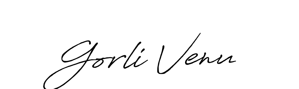 You can use this online signature creator to create a handwritten signature for the name Gorli Venu. This is the best online autograph maker. Gorli Venu signature style 7 images and pictures png