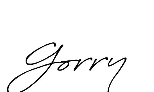 Also You can easily find your signature by using the search form. We will create Gorry name handwritten signature images for you free of cost using Antro_Vectra_Bolder sign style. Gorry signature style 7 images and pictures png