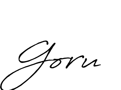 How to Draw Goru signature style? Antro_Vectra_Bolder is a latest design signature styles for name Goru. Goru signature style 7 images and pictures png