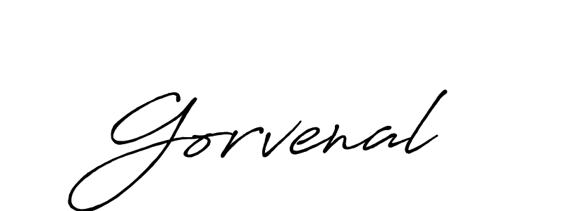 if you are searching for the best signature style for your name Gorvenal. so please give up your signature search. here we have designed multiple signature styles  using Antro_Vectra_Bolder. Gorvenal signature style 7 images and pictures png