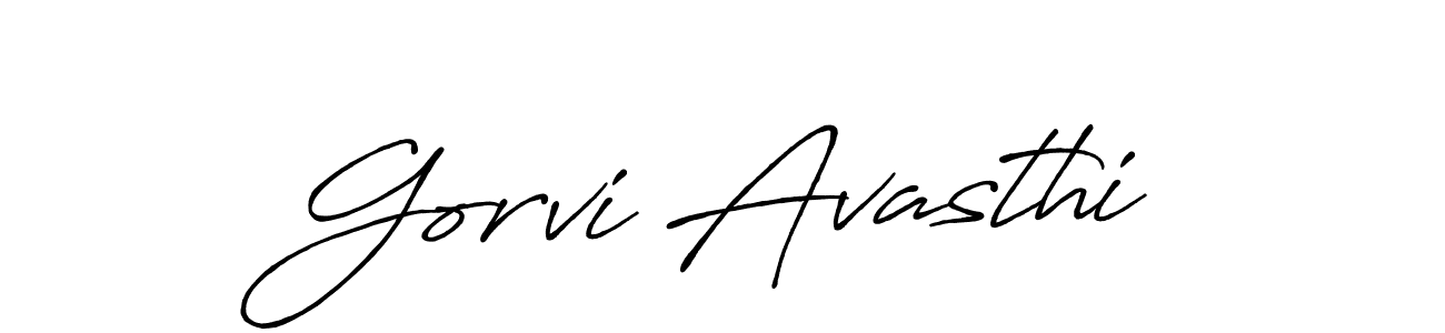 You can use this online signature creator to create a handwritten signature for the name Gorvi Avasthi. This is the best online autograph maker. Gorvi Avasthi signature style 7 images and pictures png