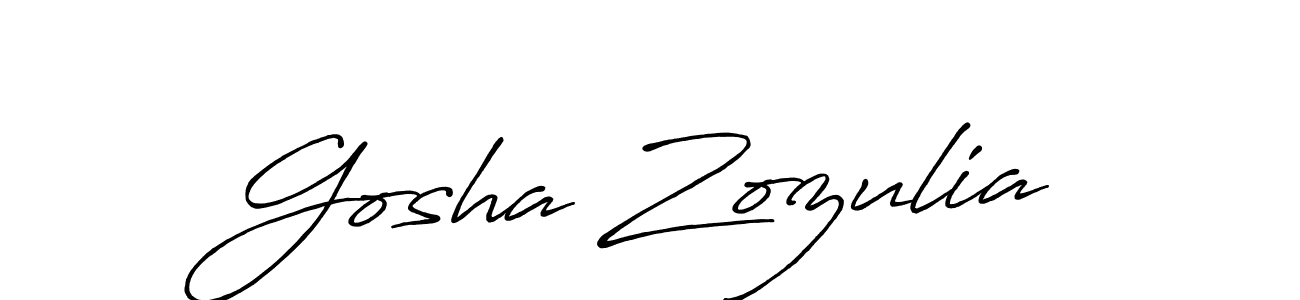 Similarly Antro_Vectra_Bolder is the best handwritten signature design. Signature creator online .You can use it as an online autograph creator for name Gosha Zozulia. Gosha Zozulia signature style 7 images and pictures png