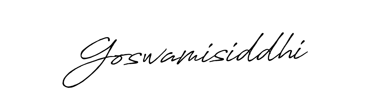 if you are searching for the best signature style for your name Goswamisiddhi. so please give up your signature search. here we have designed multiple signature styles  using Antro_Vectra_Bolder. Goswamisiddhi signature style 7 images and pictures png