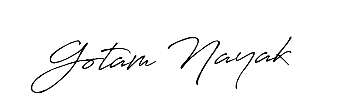 if you are searching for the best signature style for your name Gotam Nayak. so please give up your signature search. here we have designed multiple signature styles  using Antro_Vectra_Bolder. Gotam Nayak signature style 7 images and pictures png