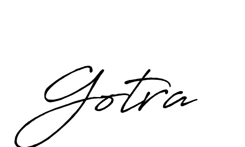 Make a beautiful signature design for name Gotra. With this signature (Antro_Vectra_Bolder) style, you can create a handwritten signature for free. Gotra signature style 7 images and pictures png