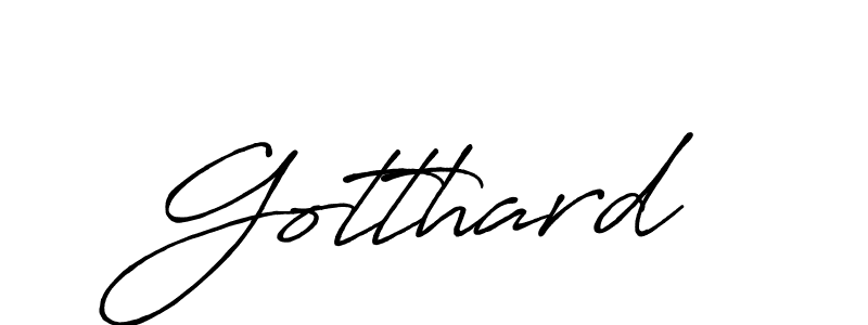 Use a signature maker to create a handwritten signature online. With this signature software, you can design (Antro_Vectra_Bolder) your own signature for name Gotthard. Gotthard signature style 7 images and pictures png