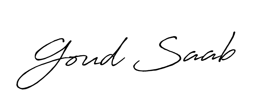 Make a beautiful signature design for name Goud Saab. Use this online signature maker to create a handwritten signature for free. Goud Saab signature style 7 images and pictures png